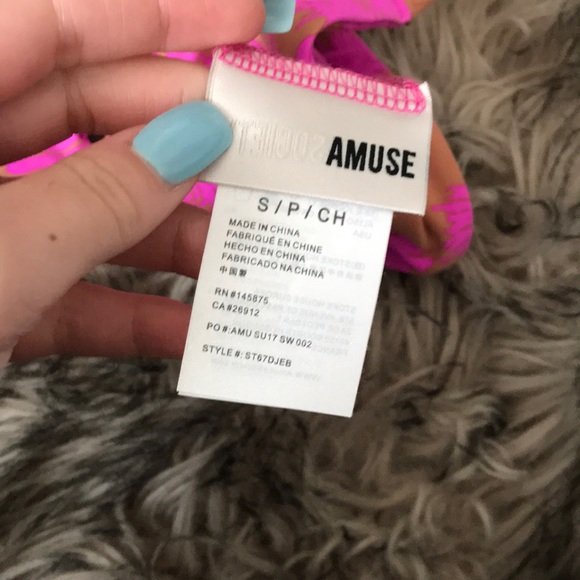 Amuse Society tie bikini top - Picture 2 of 3